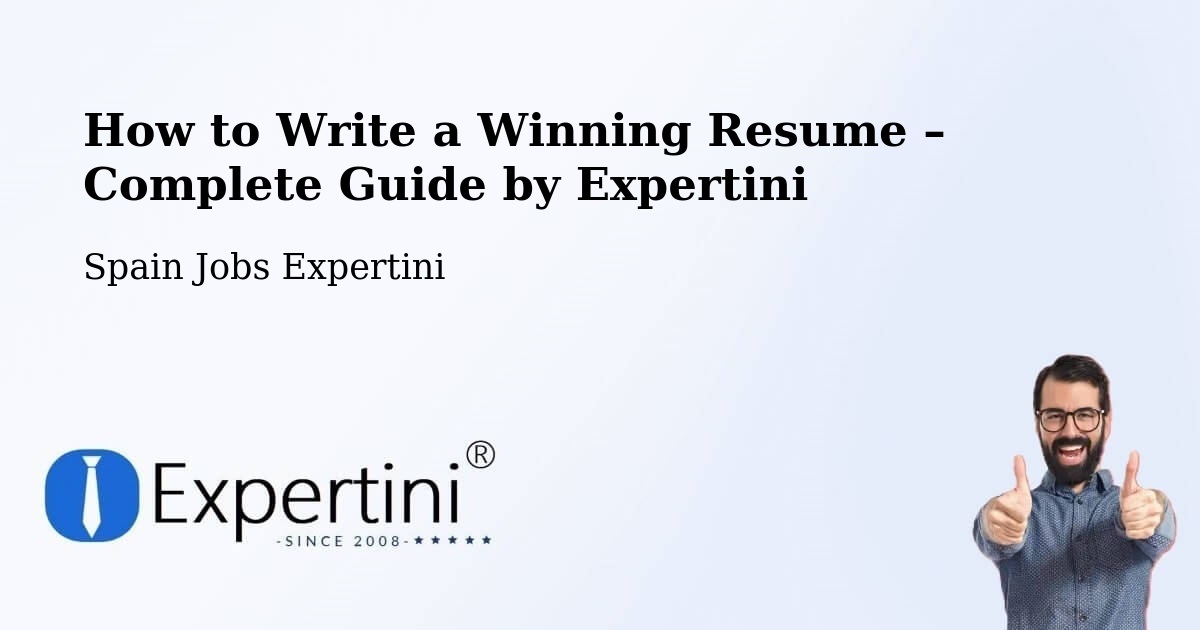 Resume Writing Guide for Job Seekers – Parla - Parla, Spain Jobs Expertini